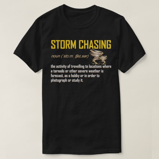 Definition der Stormsuche für Sturmspersonen T-Shirt (Design vorne)
