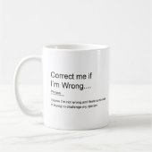 Definition der Tasse Coffee Tasse Office Geschenk (Links)