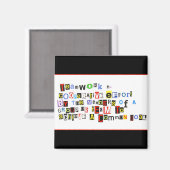 Definition der Teamarbeit Magnet (Vorderseite/Rückseite)