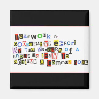 Definition der Teamarbeit Magnet