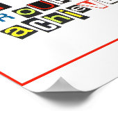 Definition der Teamarbeit Poster (Ecke)