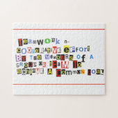 Definition der Teamwork Puzzle (Horizontal)