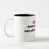 Definition der Teamwork Zweifarbige Tasse (Links)