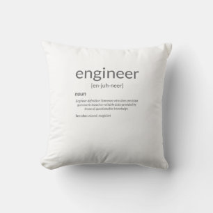 Definition der Uni eines Gift Engineers Kissen