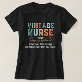 Definition der Vintagen Krankenversicherung T-Shirt