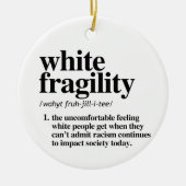 Definition der weißen Fragilität Keramik Ornament (Vorne)