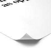 Definition der weißen Vorrechte Poster (Ecke)