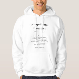 Definition des Arbeitstherapeuten Dankeschön Gesch Hoodie