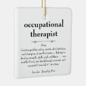 Definition des Arbeitstherapeuten Dankeschön Gesch Keramikornament (Rechts)