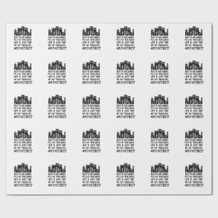 Definition des Architekten Geschenkpapier