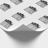 Definition des Architekten Geschenkpapier (Ecke)