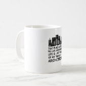 Definition des Architekten Kaffeetasse (Vorderseite Links)