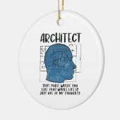 Definition des Architekten Keramik Ornament (Links)