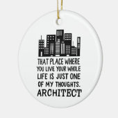 Definition des Architekten Keramik Ornament (Links)