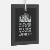 Definition des Architekten Ornament Aus Glas (Vorderseite Rechts)