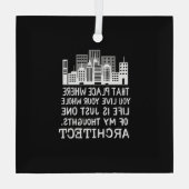 Definition des Architekten Ornament Aus Glas (Rückseite)