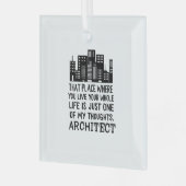 Definition des Architekten Ornament Aus Glas (Vorderseite links)