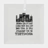 Definition des Architekten Ornament Aus Glas (Rückseite)