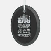 Definition des Architekten Ornament Aus Glas (Vorderseite links)