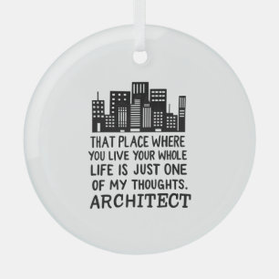 Definition des Architekten Ornament Aus Glas