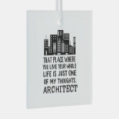 Definition des Architekten Ornament Aus Glas (Vorderseite Rechts)