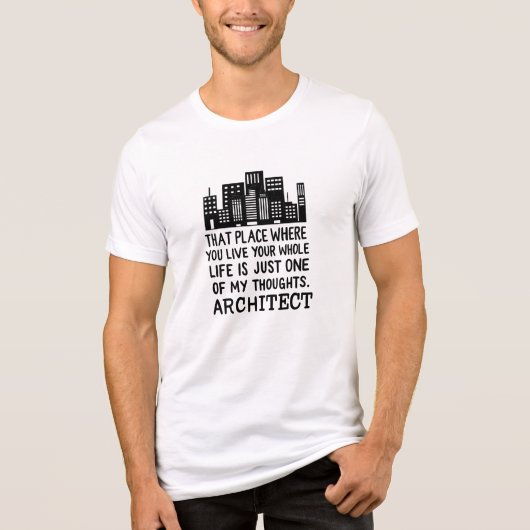 Definition des Architekten Tri-Blend Shirt (Vorderseite)