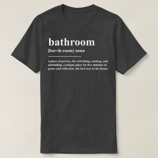 Definition des Bades T-Shirt (Design vorne)