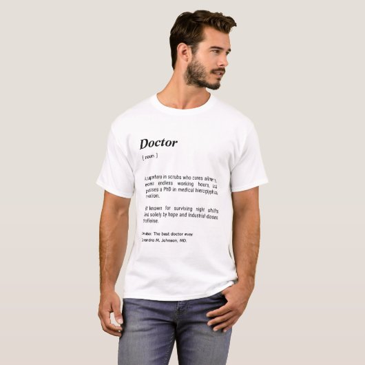 Definition des Begriffs "Doctor Funny Dictionary" T-Shirt (Vorne ganz)