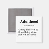 Definition des Begriffs Erwachsene Magnet (Vorderseite/Rückseite)