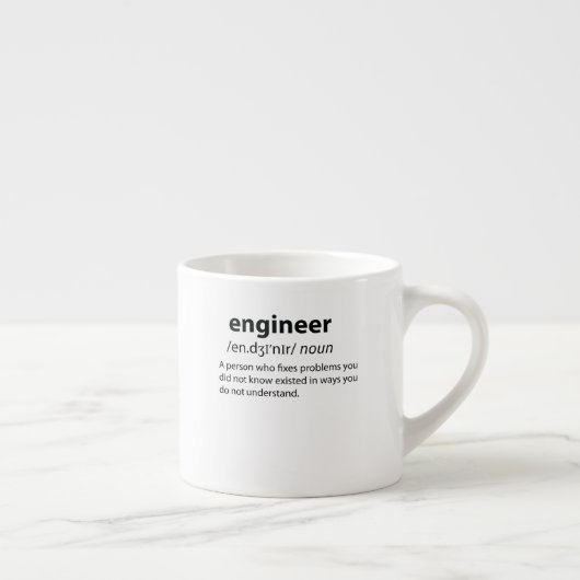 Definition des Begriffs "Funny Dictionary" Espressotasse (Rechts)