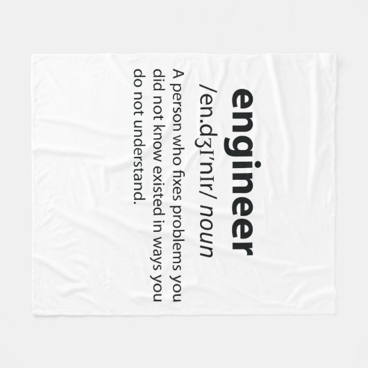 Definition des Begriffs "Funny Dictionary" Fleecedecke (Vorderseite (Horizontal))
