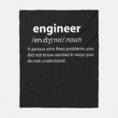 Definition des Begriffs "Funny Dictionary" Fleecedecke (Vorderseite)
