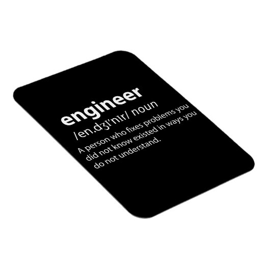 Definition des Begriffs "Funny Dictionary" Magnet (Rechte Seite)