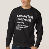 Definition des Begriffs "Funny Engineering" Sweatshirt (Vorderseite)