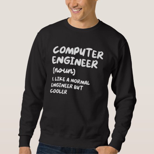 Definition des Begriffs "Funny Engineering" Sweatshirt (Vorderseite)