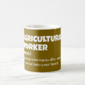Definition des Begriffs "Landarbeiter" in der Land Kaffeetasse (Mittel)