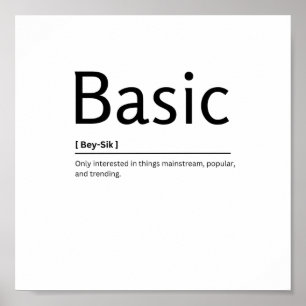 Definition des Begriffs "lustiges Zitat" Art Print Poster