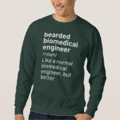 Definition des Begriffs "Mensch mit Bart-Biomedizi Sweatshirt (Vorderseite)