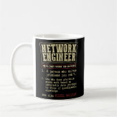 Definition des Begriffs "Netzwerkingenieur" Kaffeetasse (Links)