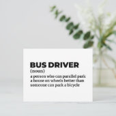 Definition des Begriffs "Schulbus" Postkarte (Stehend Vorderseite)