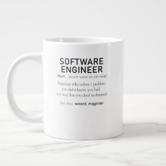 Definition des Begriffs "Software Engineer" Jumbo-Tasse