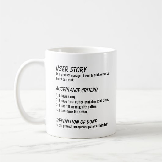 Definition des Begriffs "Software Engineer" Kaffeetasse (Links)