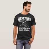 Definition des Begriffs "Wrestling Funny Wrestler" T-Shirt (Vorne ganz)