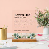 Definition des Bonus-Vaters Acrylschild (Hochzeit)