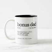 Definition des Bonus-Vaters Zweifarbige Tasse (Links)