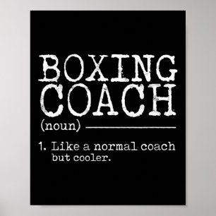 Definition des Boxcoaches - Funny Poster