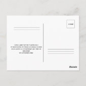 Definition des Checkkamerasachs nach der Postkarte (Rückseite)