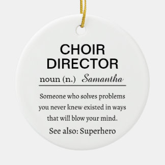 Definition des Chorleiters Keramik Ornament