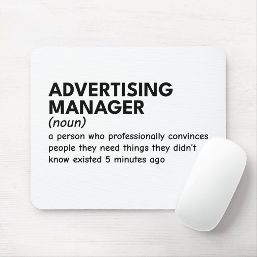 Definition des coolen Marketing Managers Mousepad (Mit Mouse)
