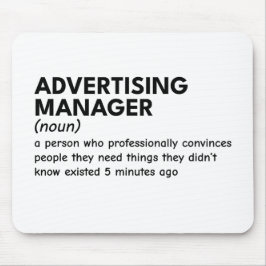 Definition des coolen Marketing Managers Mousepad